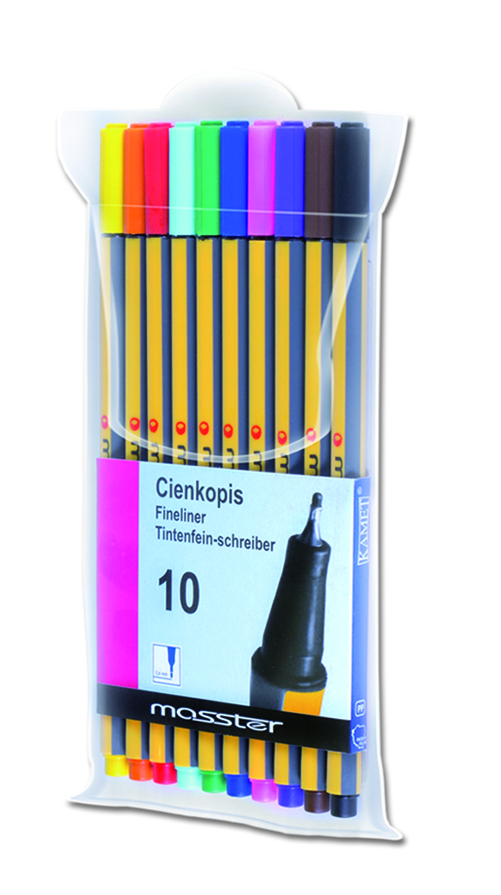 Cienkopis Kamet Masster 10kol